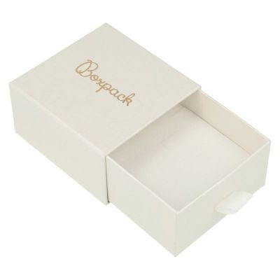 Scatola bianca per orecchini e ciondoli - Confezione personalizzabile per gioielli SG-2-B-B