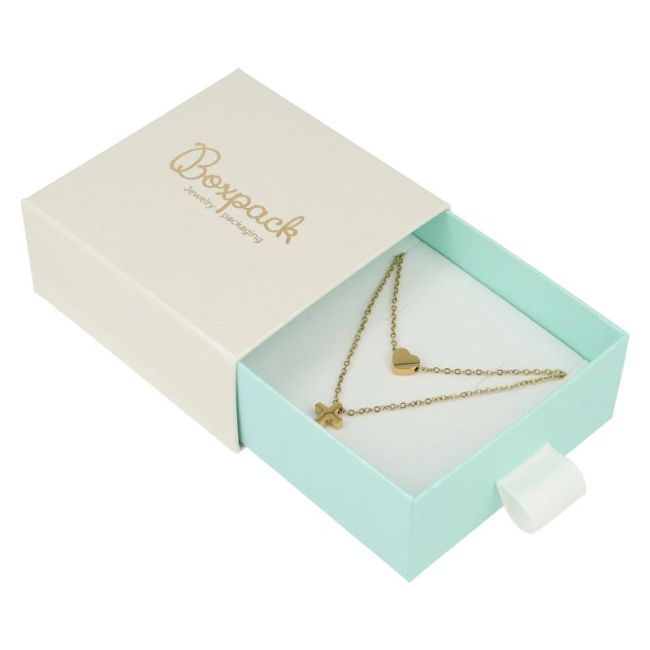 CAJA COLGANTE Y PENDIENTES 90X87X40Mm SG-3-B-AQ