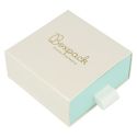 Scatola bianca per ciondolo e orecchini della linea Gioielli Personalizzabili SG-3-B-AQ