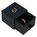 CAJA ANILLO O PENDIENTES 50x55x41 Mm. NEGRA PB-1-N
