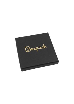 Caja para Colgante o Conjunto Negra Packaging de Joyería Personalizable PT-85-N