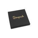 Scatola per ciondolo o set, nera – Confezione personalizzabile per gioielli PT-85-N