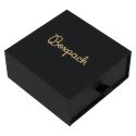 Boîte noire pour pendentif et boucles d'oreilles – Emballage de bijoux personnalisable PB-3-N