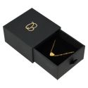 Scatola nera per orecchini e ciondoli - Packaging personalizzabile per gioielli PB-2-N