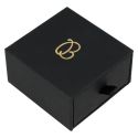 Caja para Pendientes y Colgante negra Packaging de Joyería Personalizable PB-2-N