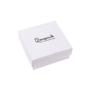 Cartón para pendientes de joyería y bisutería 65x65x24 mm color blanco MP-60