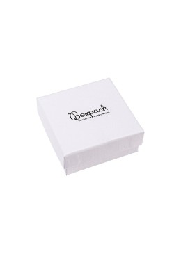 Cartón para pendientes de joyería y bisutería 65x65x24 mm color blanco MP-60