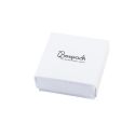 Caja de cartón para juego de pendientes de joyería y bisutería 65x65x29 mm color blanco texturizado mp-61