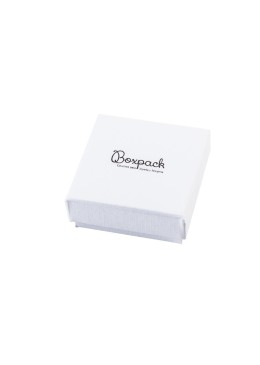 Caja de cartón para gemelos de joyería y bisutería 65X65X29 Mm color blanco MP-61-G