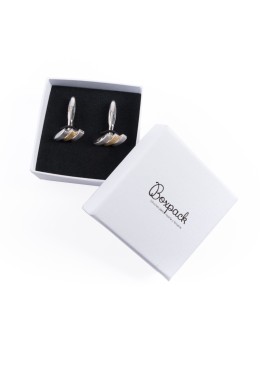 Caja de cartón para gemelos de joyería y bisutería 65X65X29 Mm color blanco MP-61-G