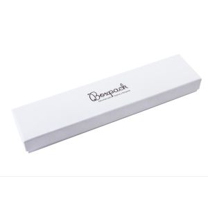 Caja de cartón para pulsera de joyería y bisutería 51x51x33 Mm color blanco texturizado mp-51