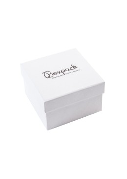 Caja de cartón para brazalete de joyería y bisutería  90X90X58 Mm color blanco texturizado mp-89