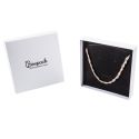 Caja de cartón para conjunto de colgante de joyería y bisutería  167x167x33 Mm color blanco texturizado mp-18