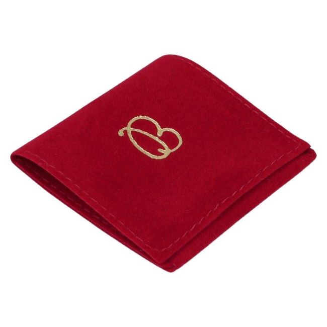 Faux Suede Jewelry Pouch 56 x 56 mm A-201-BU