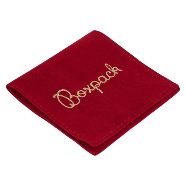 Faux Suede Jewelry Pouch 79 x 79 mm A-202-BU