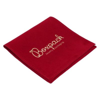 Schmuckbeutel aus Velourslederimitat 100 x 100 mm A-203-BU