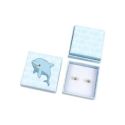 Pack of 24 Puppies Kids Earring Boxes 50 x 50 x 23 mm and 24 Paper Bags AN-40 + B-AN