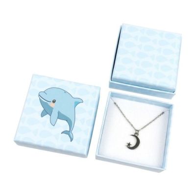 Set mit je 24 Anhänger- oder Schmuckset-Schachteln und Tragetaschen Puppies für Kinder 65 x 65 x 28 mm AN-61 + B-AN