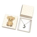 Confezione da 24 astucci per ciondolo o parure con 24 shopper per bambini serie Puppies 65 x 65 x 28 mm AN-61 + B-AN
