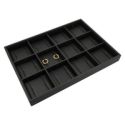 Tabuleiro para 12 pares de brincos de argola 315 x 225 x 30 mm BJ-12PA-N