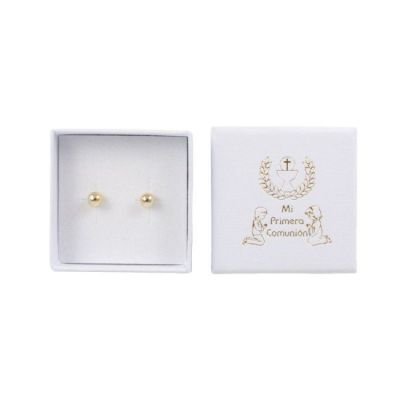 First Communion Earring Box 50 x 50 x 23 mm CMP-40