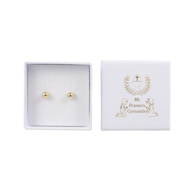First Communion Earring Box 50 x 50 x 23 mm CMP-40