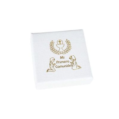 First Communion Earring Box 50 x 50 x 23 mm CMP-40