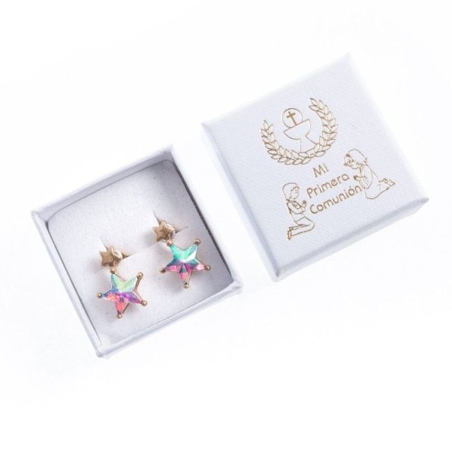 Écrin Communion pour boucles d’oreilles 43 x 43 x 21 mm CMP-41
