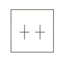 Caixa Comunhão para brincos 43 x 43 x 21 mm CMP-41