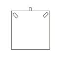 Écrin de luxe Monaco pour collier 162 x 162 x 39 mm E-2-C