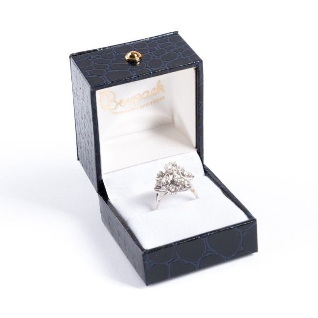 Écrin de luxe Monaco à fente pour bague 47 x 53 x 41 mm E-6-S