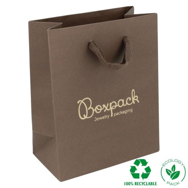 Papiertragetasche aus Mattpapier 120 x 150 x 65 mm E-B-M-M
