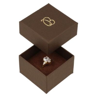 Epsilon sieradendoosje voor ring of oorbellen 50 x 50 x 33 mm EP-42-M