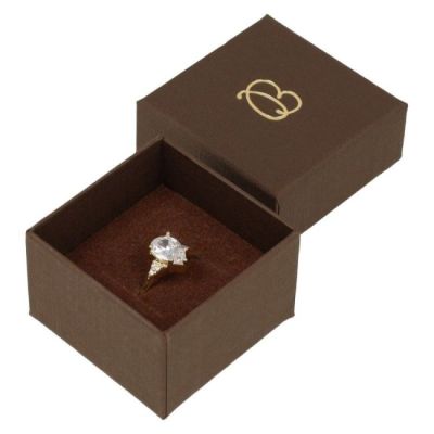 Epsilon sieradendoosje voor ring of oorbellen 50 x 50 x 33 mm EP-42-M