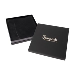 Caixa em cartão para colar ou pendente, preta 168 x 168 x 38 mm SA-18-N