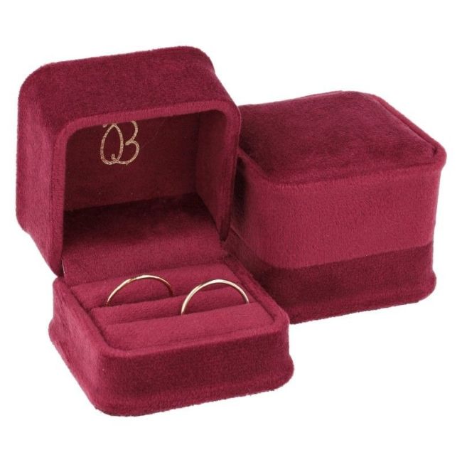 Estojo Madonna para alianças 58 x 58 x 49 mm MD-1-A-BU