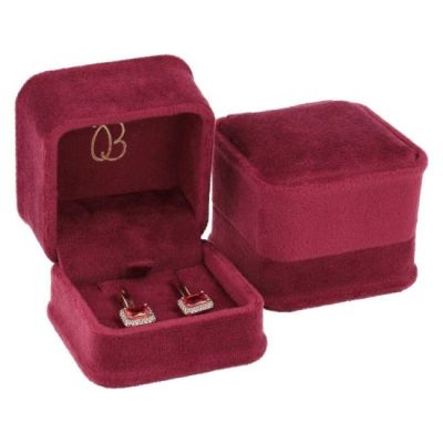 Madonna luxe sieradendoosje voor oorbellen 58 x 58 x 49 mm MD-1-P-BU
