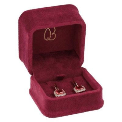 Madonna luxe sieradendoosje voor oorbellen 58 x 58 x 49 mm MD-1-P-BU