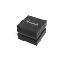 Caja de cartón negra para anillo o pendientes de joyería, bisutería y joyas  SA-42-N