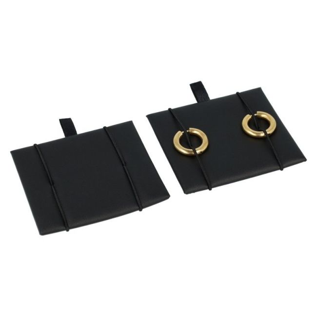 Leatherette Hoop Earring Tray Pad 71 x 66 mm T-12PA-N