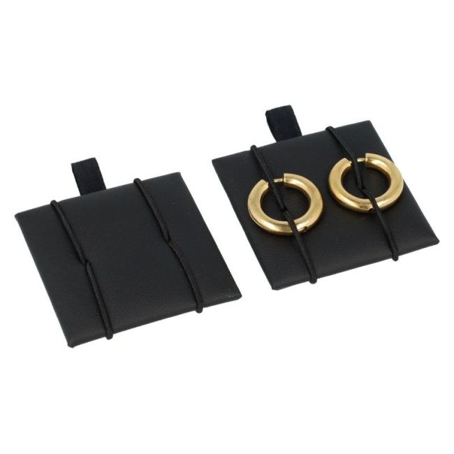 Leatherette Hoop Earring Tray Pad 46 x 50 mm T-24PA-N