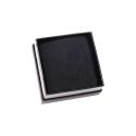 Schwarze Schachtel aus Karton für Ohrringe oder Schmucksets 65 x 65 x 38 mm SA-61-N