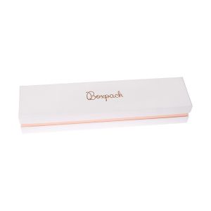 Armbandschachtel aus Karton in Weiß und Rosa 234 x 55 x 39 mm SA-51-RS