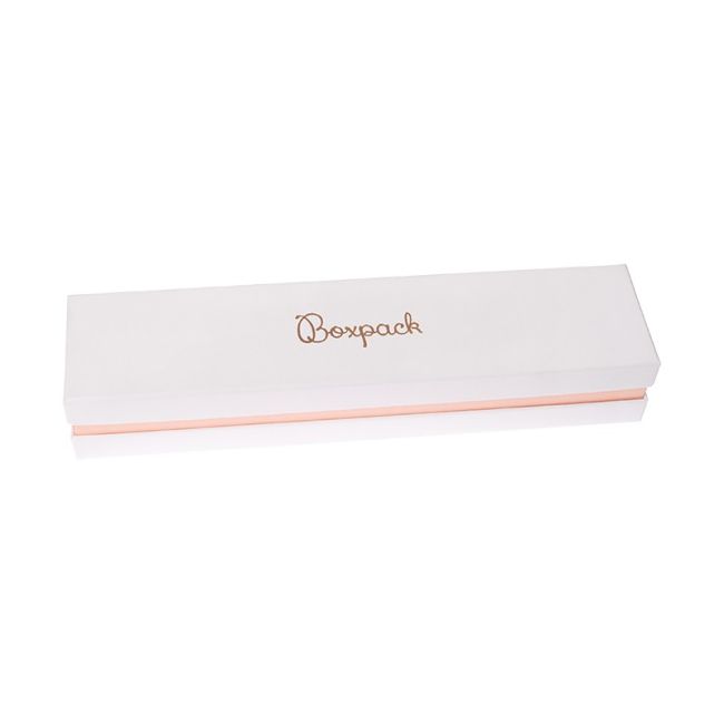 Cardboard bracelet box, white and pink 234 x 55 x 39 mm SA-51-RS