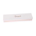 Astuccio in cartone per bracciale, bianco e rosa 234 x 55 x 39 mm SA-51-RS