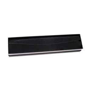 Caja de cartón negra para pulsera de joyería, bisutería y joyas 234X55X39 Mm SA-51-N