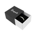 Caja de cartón para anillo o pendientes color negro 48x48x33 mm SL-42-N-B