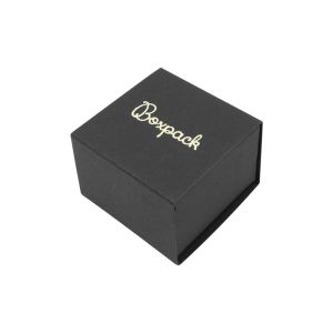 Caja de cartón para anillo o pendientes color negro 48x48x33 mm SL-42-N-N