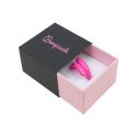 Caja de cartón para anillo o pendientes color negro 48x48x33 mm SL-42-N-RS