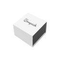 Caja de cartón para anillo o pendientes color blanco 48x48x23 mm SL-42-B-N
